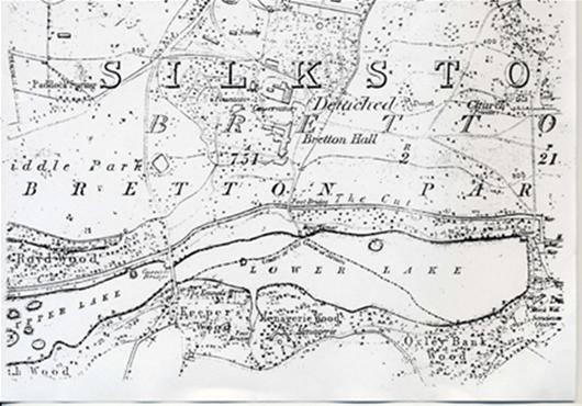 Bretton Estate. Reproduced from the 1891Ordnance Survey map.